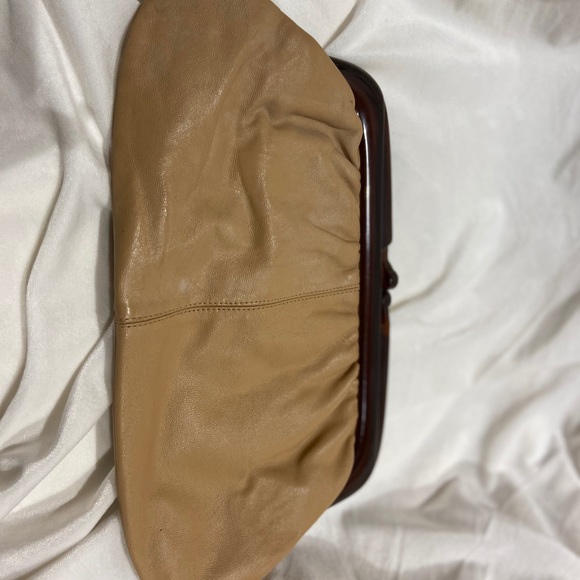 Vintage Genuine Leather Italian Clutch - Picture 3 of 5